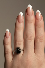 Load image into Gallery viewer, Black Onyx  Sterling Silver ring size 7  (DR05)
