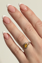 Load image into Gallery viewer, Tigers Eye sterling silver ring size 7   (DC430)
