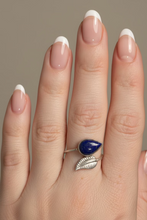 Load image into Gallery viewer, Lapis Lazuli sterling silver ring size 9 (DC297)
