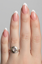 Load image into Gallery viewer, Rose Quartz Sterling Silver ring size 7  (DC262)
