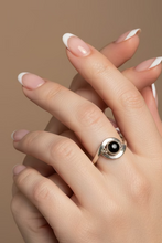 Load image into Gallery viewer, Black Onyx Sterling Silver ring size 7  (DC258)
