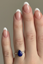 Load image into Gallery viewer, Lapis Lazuli Sterling silver ring size 9   (AR52)
