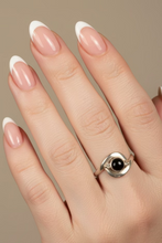 Load image into Gallery viewer, Black Onyx Sterling Silver ring size 9  (DC241)
