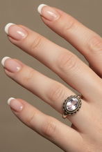 Load image into Gallery viewer, Amethyst Sterling Silver ring  size 5   (R3)
