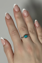 Load image into Gallery viewer, Turquoise sterling silver ring size 8   (AC206)
