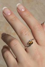Load image into Gallery viewer, Tigers  Eye sterling silver ring  size 8   (R41)
