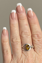 Load image into Gallery viewer, Tigers Eye Sterling silver ring size 13  (ER29a)
