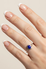 Load image into Gallery viewer, Lapis Lazuli Sterling silver ring sizes  8 1/2    (DC170)
