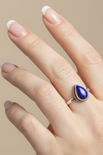 Load image into Gallery viewer, Lapis Lazuli sterling silver ring size  9   (AR13)
