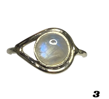 Load image into Gallery viewer, Moonstone Sterling Silver ring size  3, 4, 5, 6, 7, 8, 9, 10, 11, 12, 13  BR033
