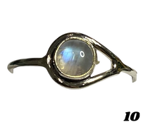 Load image into Gallery viewer, Moonstone Sterling Silver ring size  3, 4, 5, 6, 7, 8, 9, 10, 11, 12, 13  BR033
