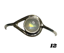 Load image into Gallery viewer, Moonstone Sterling Silver ring size  3, 4, 5, 6, 7, 8, 9, 10, 11, 12, 13  BR033
