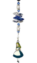 Load image into Gallery viewer, Alice in wonderland - Disney suncatcher, decorated with lapis lazuli gemstone
