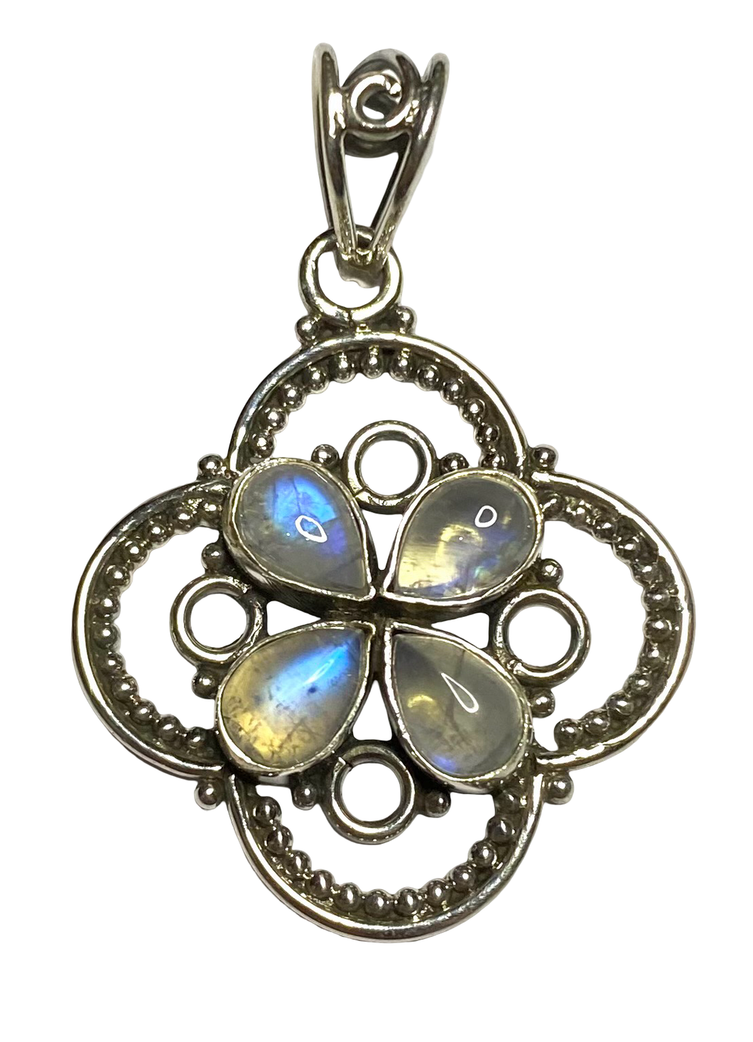 Moonstone sterling silver pendant PN40