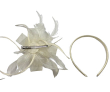 Load image into Gallery viewer, Stunning Cream Fascinator         (FS051)
