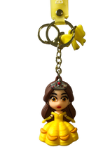 Load image into Gallery viewer, Belle - Beauty and the Beast keyring.    Buy any 2 keyrings for $20   (CK135)
