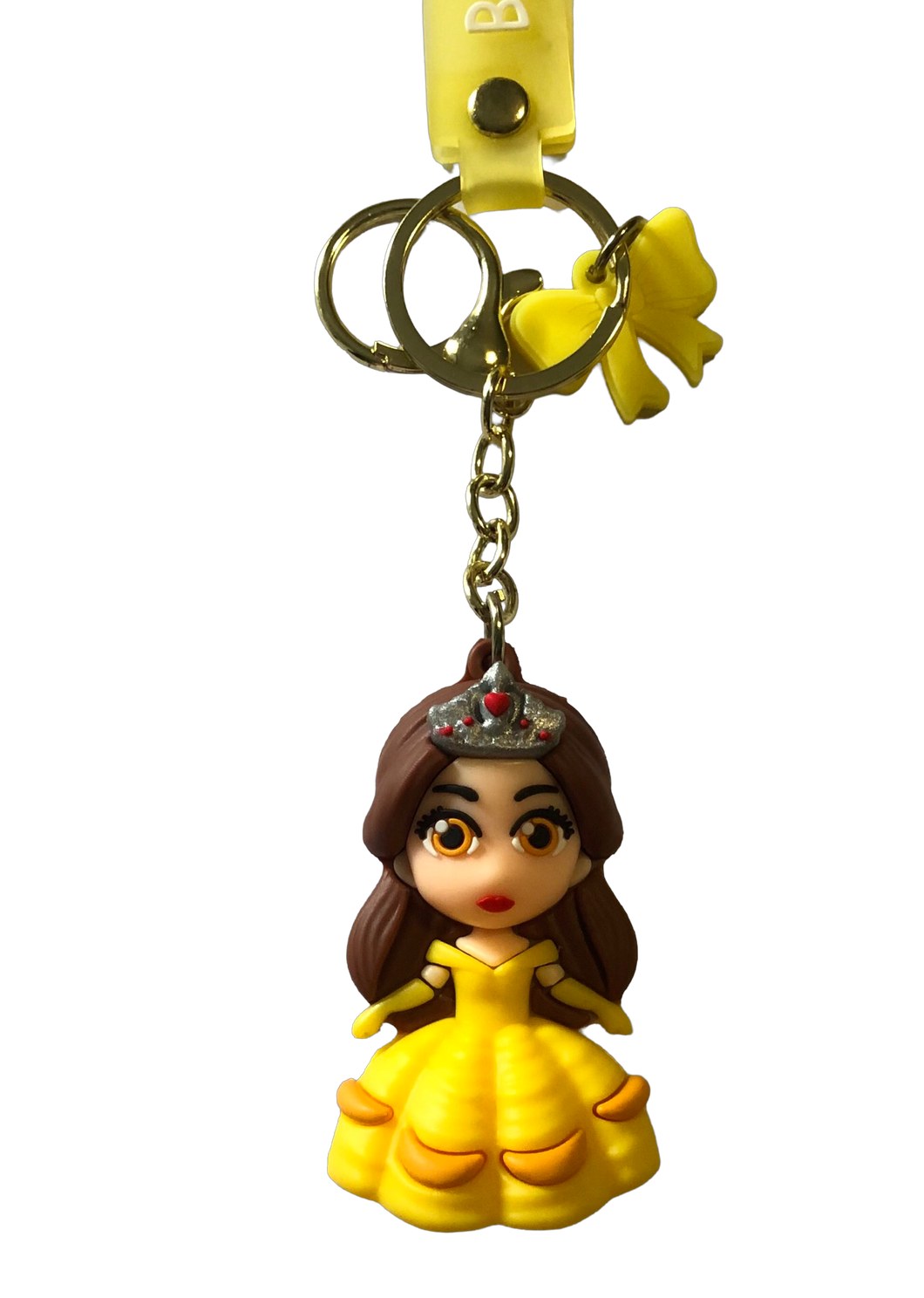 Belle - Beauty and the Beast keyring.    Buy any 2 keyrings for $20   (CK135)