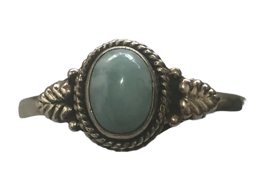 Larimar ring sterling silver ring size 14   (ER41)