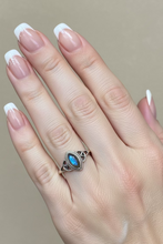 Load image into Gallery viewer, Labradorite Sterling Silver ring size  12, 13    BR054
