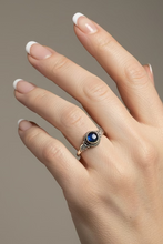 Load image into Gallery viewer, Labradorite Sterling silver ring sizes 3, 12, 14 (BR006a)
