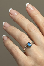 Load image into Gallery viewer, Labradorite Sterling silver ring size 13    (ER34k)
