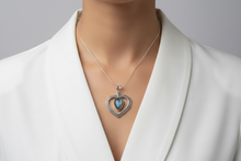 Load image into Gallery viewer, Labradorite sterling silver pendant PN35
