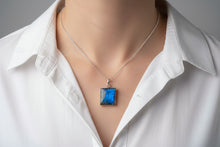 Load image into Gallery viewer, Labradorite sterling silver pendant PN96
