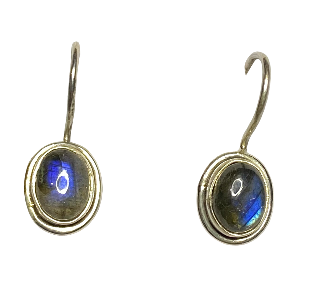 Labradorite sterling silver earrings ER115