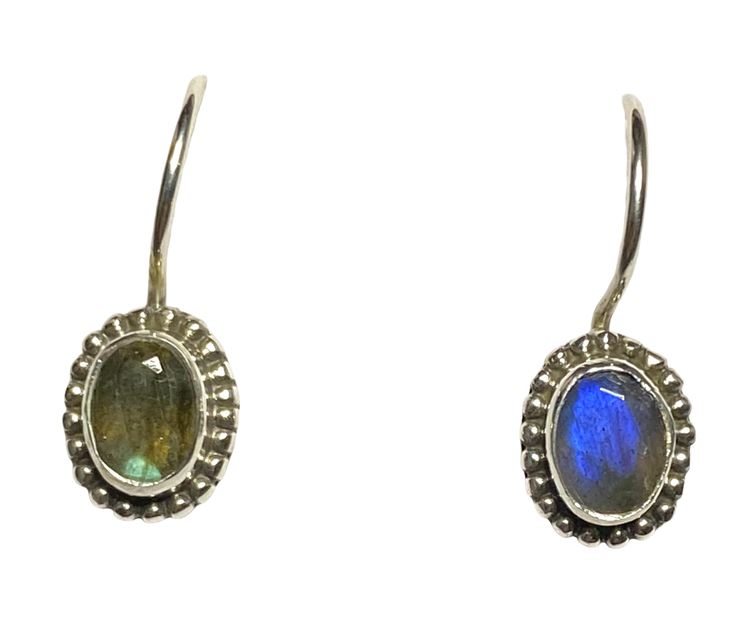 Labradorite sterling silver earrings ER134