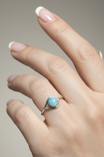 Load image into Gallery viewer, Larimar Sterling Silver ring size 3, 4, 5, 6, 7, 8, 12, 13   BR036
