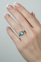 Load image into Gallery viewer, Larimar Sterling Silver ring size 3, 4, 5, 8, 11, 12, 13   BR062
