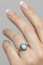 Load image into Gallery viewer, Larimar ring sterling silver ring size 14   (ER41)
