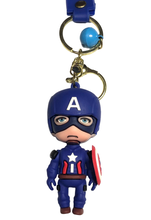 Load image into Gallery viewer, Captain America Keyring. Buy any 2 keyrings for $20
