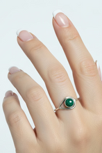 Load image into Gallery viewer, Malachite Sterling Silver ring size 5, 6, 7, 11, 13   BR035
