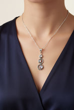 Load image into Gallery viewer, Moonstone sterling silver pendant PN92
