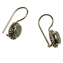 Load image into Gallery viewer, Moonstone sterling silver earrings ER114
