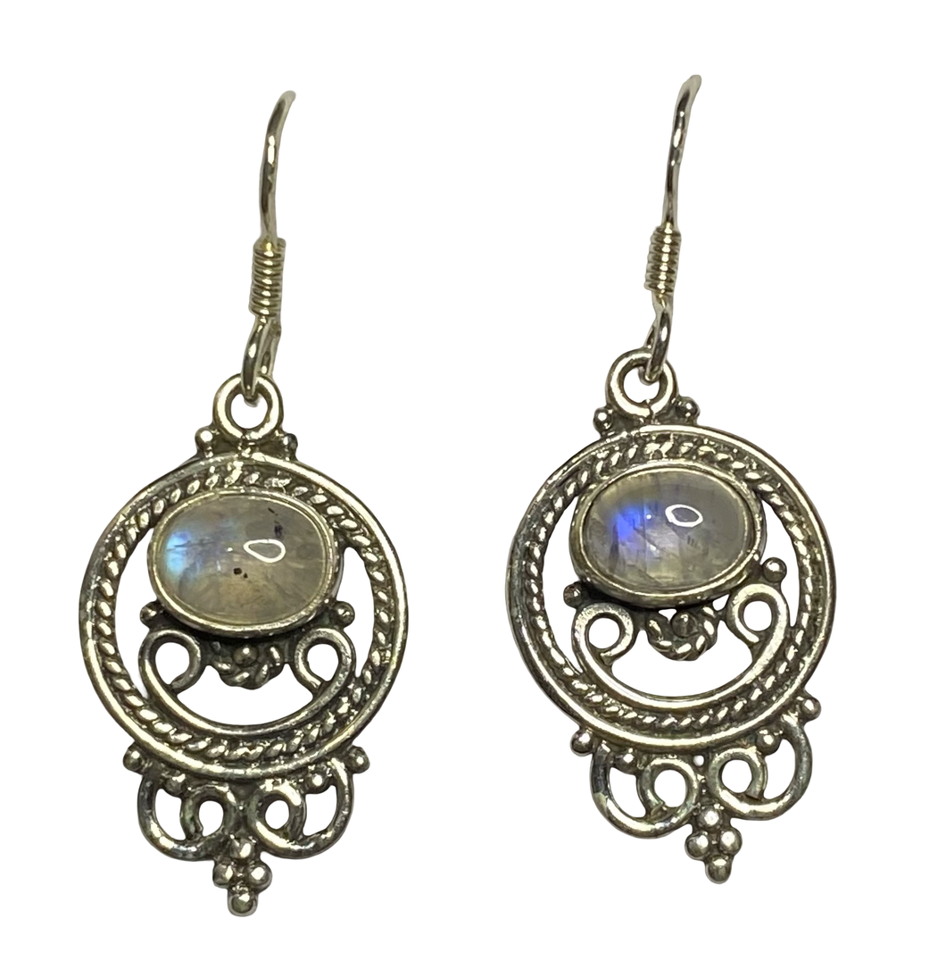 Moonstone sterling silver earrings ER121