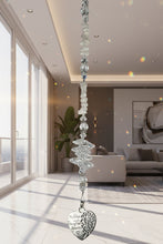 Load image into Gallery viewer, Mother &amp; Daughter forever Crystal Suncatcher decorated with Moonstone gemstones CH23
