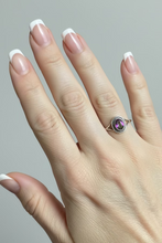 Load image into Gallery viewer, Mystic Topaz Sterling Silver ring size  5, 6, 10, 11     BR049
