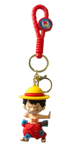 Load image into Gallery viewer, Monkey D. Luffy standing - One Piece keyring.   Buy any 2 keyrings for $20   (CK138)
