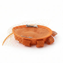 Load image into Gallery viewer, Stunning Orange fascinator. FS013
