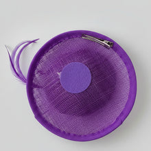 Load image into Gallery viewer, Stunning Purple Fascinator FS197
