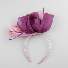 Load image into Gallery viewer, Stunning Purple &amp; Pink Fascinator FS196

