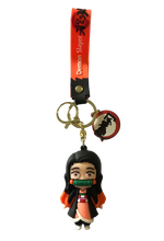 Load image into Gallery viewer, Nekuko - Demon Slayer keyring.  Buy any 2 keyrings for $20    (CK137)
