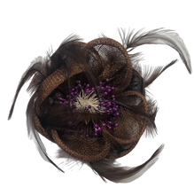 Load image into Gallery viewer, Stunning Brown Fascinator     (FS108)
