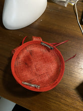 Load image into Gallery viewer, Stunning Red Fascinator.  FS079
