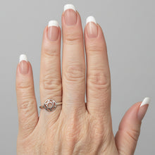 Load image into Gallery viewer, Sterling silver Star of David ring.  Sizes 4, 5, 6, 7, 9, 10. SD13
