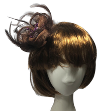 Load image into Gallery viewer, Stunning Brown Fascinator     (FS108)
