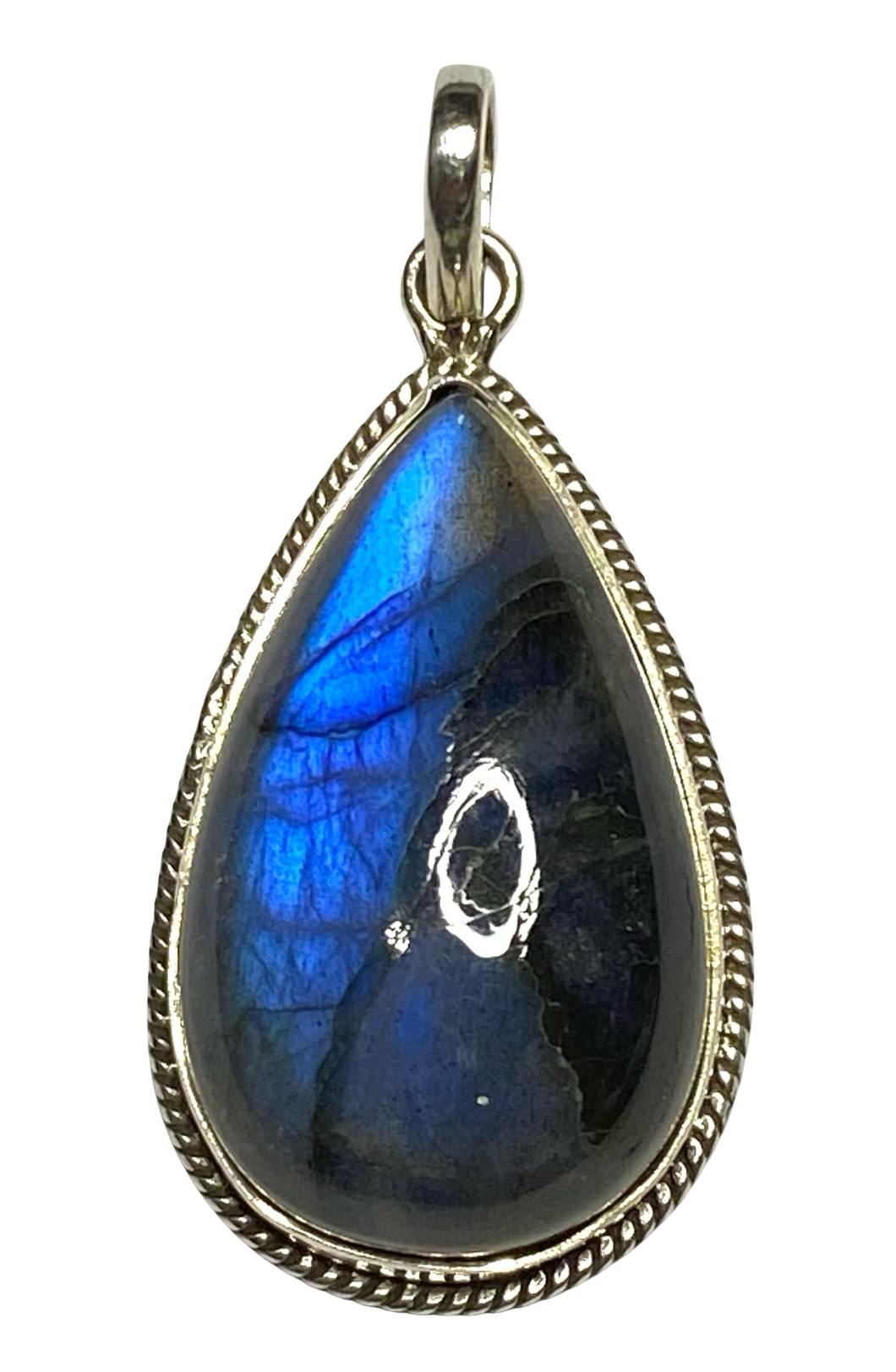 Labradorite sterling silver pendant PN66
