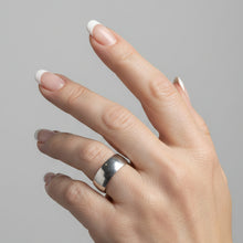 Load image into Gallery viewer, Plain Sterling silver ring  size    15   (SS3)
